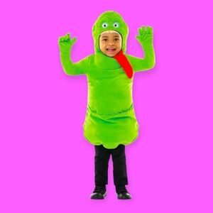 Ghostbusters Slimer Toddler Green Jumpsuit Costume Size 2T
